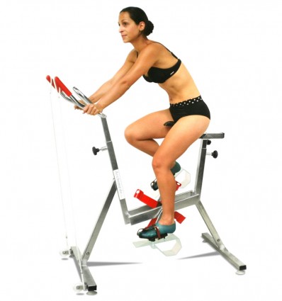 Optima pro Archimede Aquabike position de pedalage