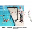 Mât de levage mobile universel de piscine avec velo aquabike